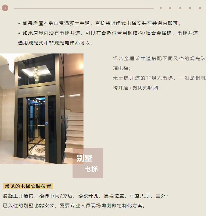 必赢76net线路别墅电梯家用电梯